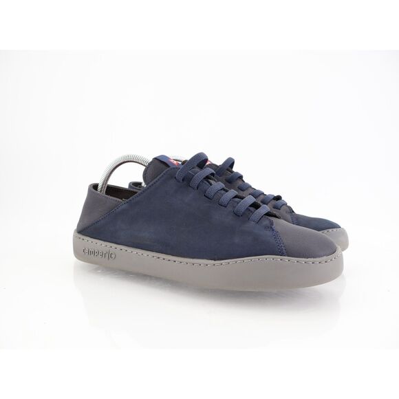 Camper Peu Touring Twins Sneakers  Men Size 42 9 Blue Leather Slip on Shoes - Picture 1 of 13